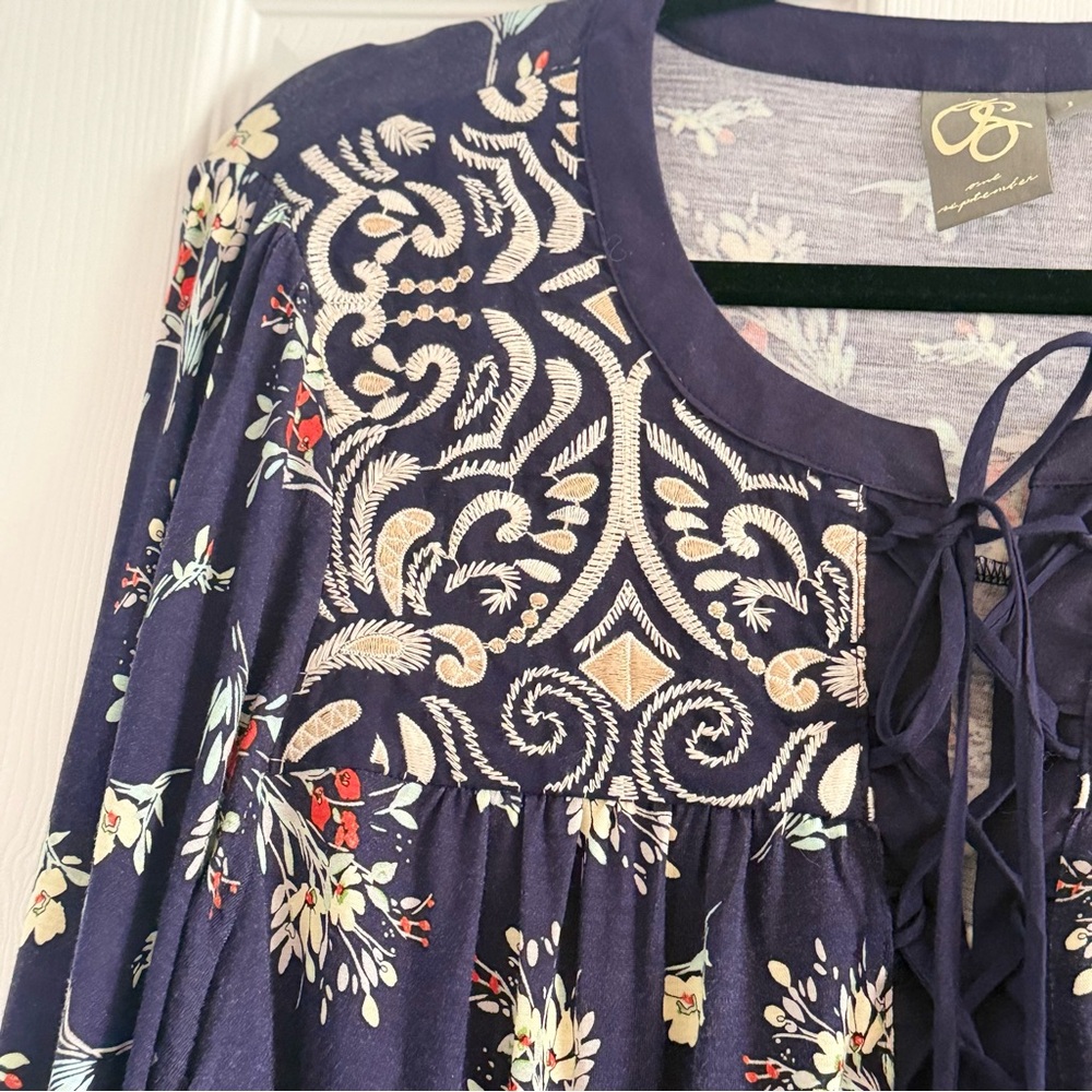 Anthropologie Sydney Floral Top by One September Large - Picture 7 of 12